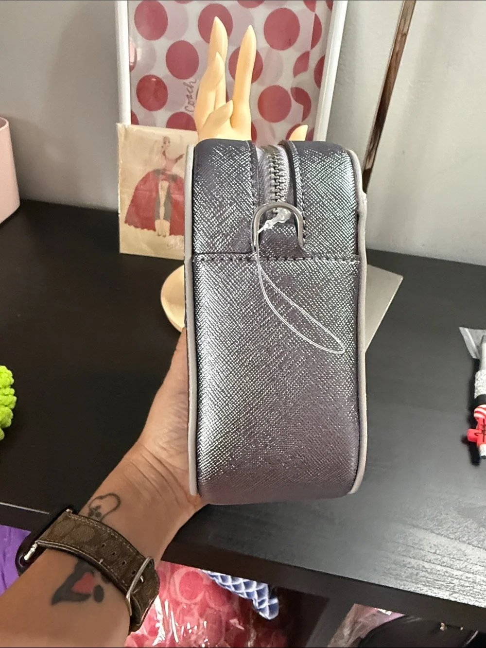 kate spade NWT lavender mini camera bag